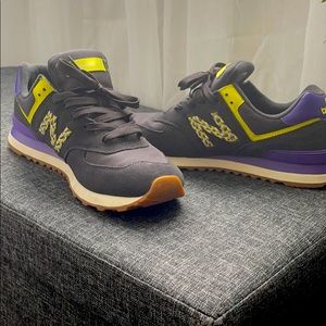 New Balance Black and Yellow Athletic Shoes